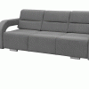 Sofa tapicerowana rozkładana 3 osobowa z pufą Amoro + pufa