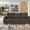 Sofa tapicerowana rozkładana z poduchami Ganaco