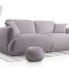 Sofa tapicerowana loftowa Dulano - nowoczesna kanapa trzyosobowa do salonu