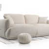 Sofa tapicerowana loftowa Dulano - nowoczesna kanapa trzyosobowa do salonu