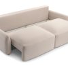 Sofa tapicerowana rozkładana Coral z funkcją spania - nowoczesna kanapa do salonu