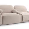 Sofa tapicerowana rozkładana Coral z funkcją spania - nowoczesna kanapa do salonu