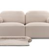 Sofa tapicerowana rozkładana Coral z funkcją spania - nowoczesna kanapa do salonu