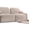 Sofa tapicerowana rozkładana Coral z funkcją spania - nowoczesna kanapa do salonu