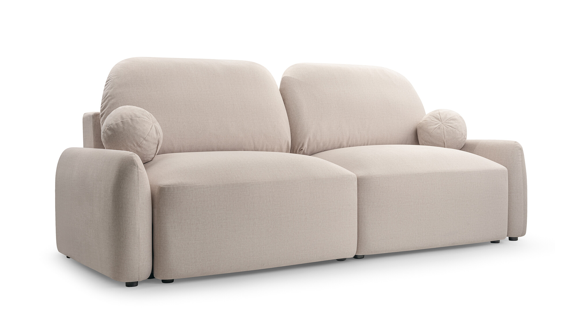Sofa tapicerowana rozkładana Coral z funkcją spania - nowoczesna kanapa do salonu