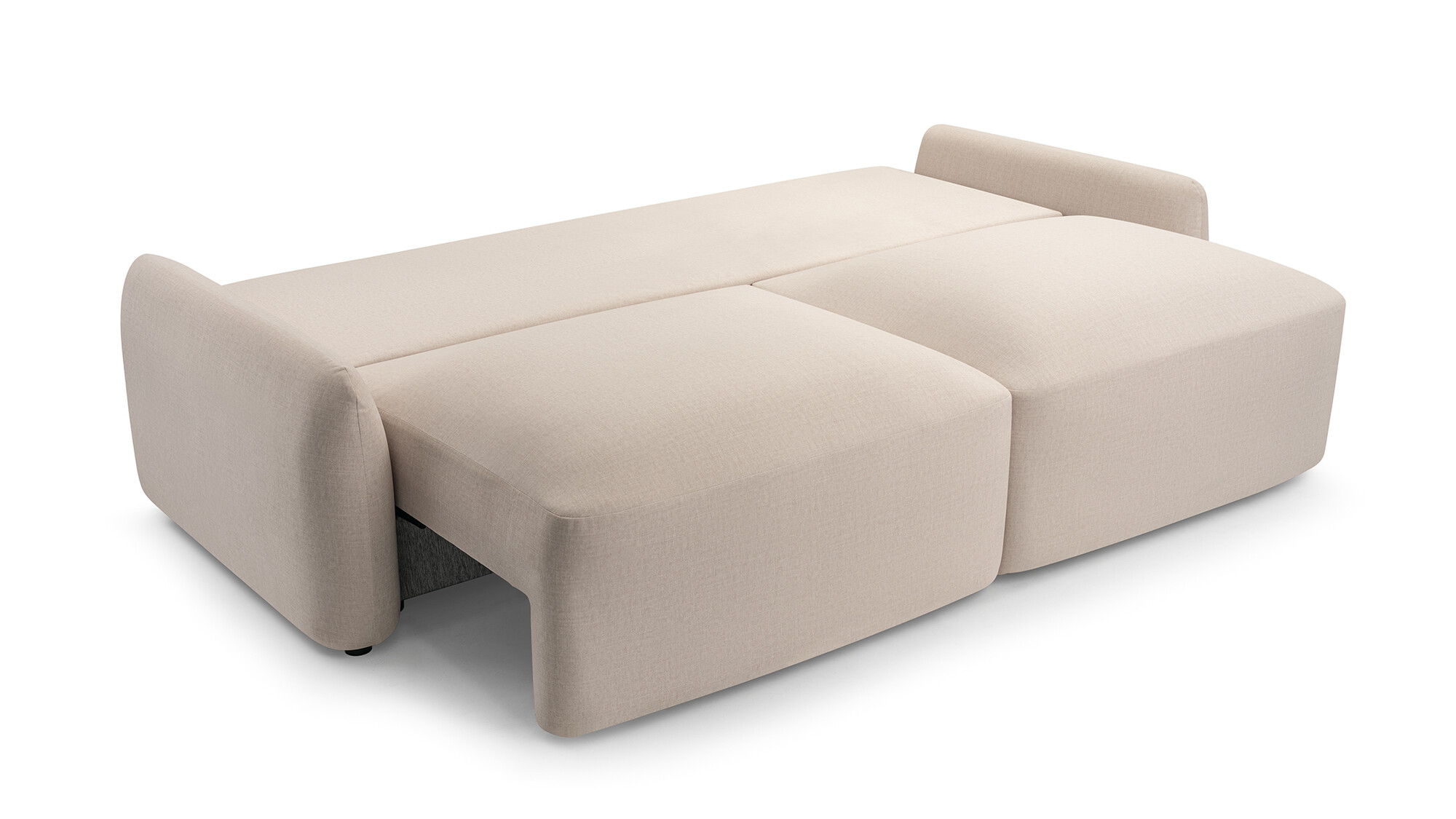 Sofa tapicerowana rozkładana Coral z funkcją spania - nowoczesna kanapa do salonu