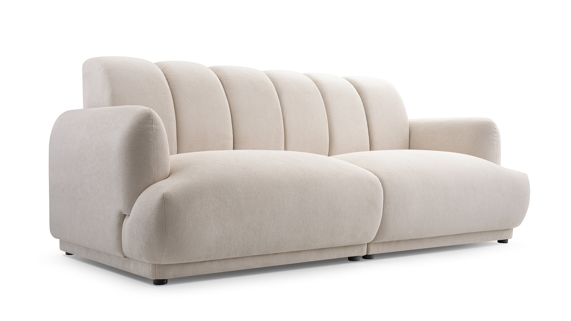 Sofa tapicerowana loftowa Loctus - nowoczesna kanapa trzyosobowa do salonu