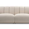Sofa tapicerowana loftowa Loctus - nowoczesna kanapa trzyosobowa do salonu