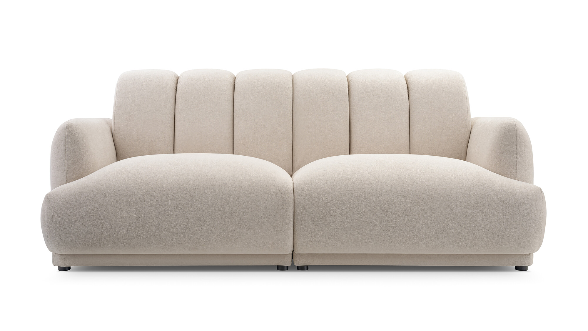 Sofa tapicerowana loftowa Loctus - nowoczesna kanapa trzyosobowa do salonu