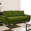 Sofa tapicerowana rozkładana z poduchami Ganaco