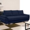 Sofa tapicerowana rozkładana z poduchami Ganaco
