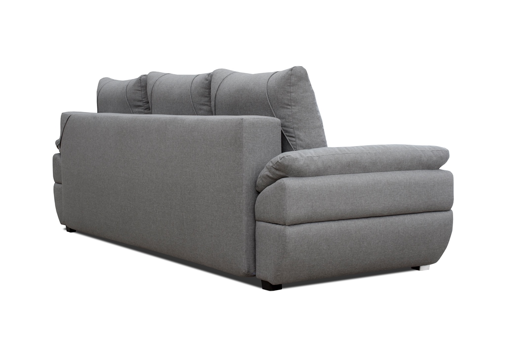 Sofa tapicerowana rozkładana z poduchami Ganaco