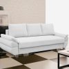 Sofa tapicerowana rozkładana z poduchami Ganaco