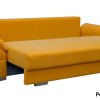 Sofa tapicerowana rozkładana z poduchami Ganaco