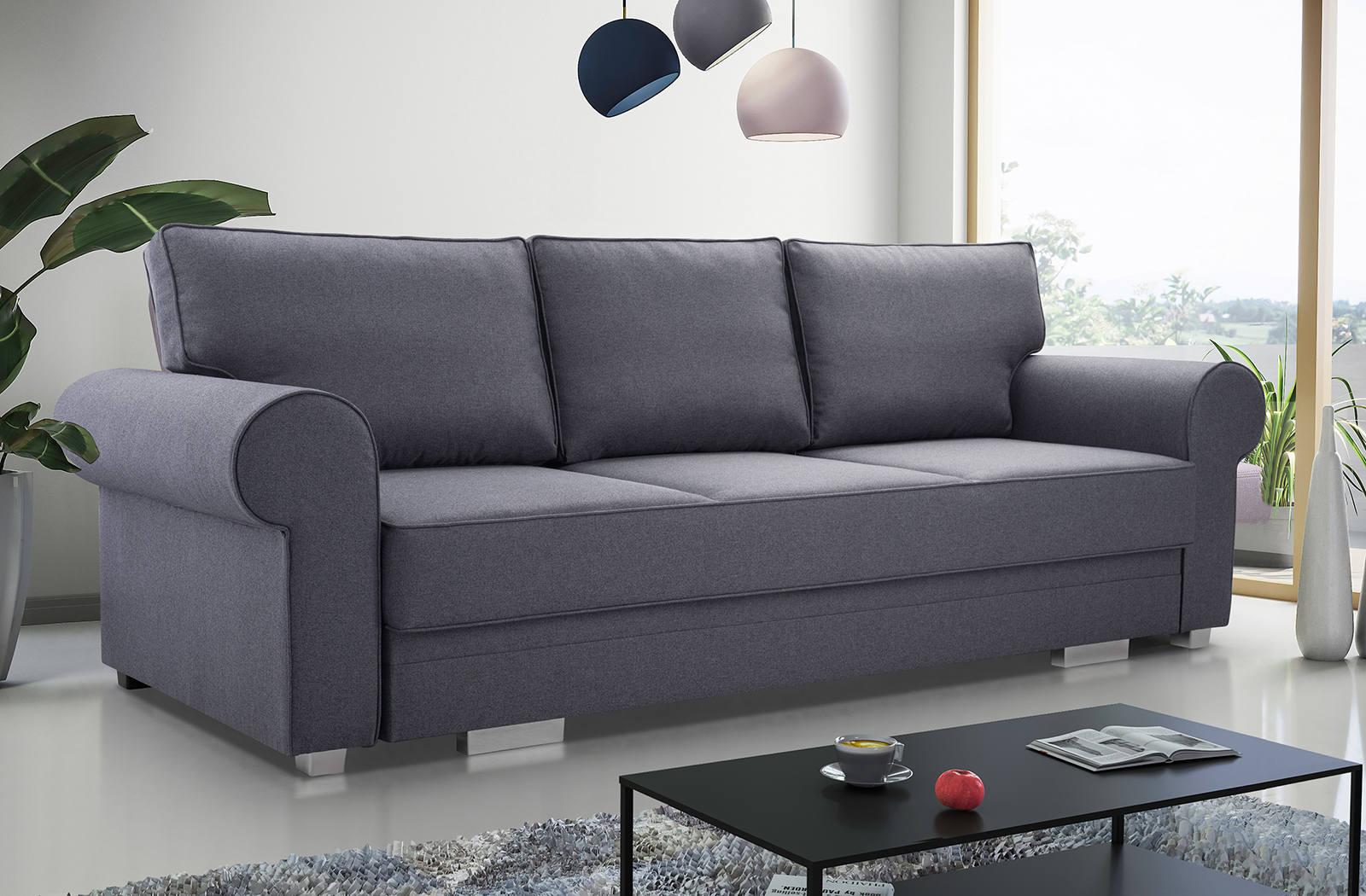Sofa tapicerowana rozkładana Bonita