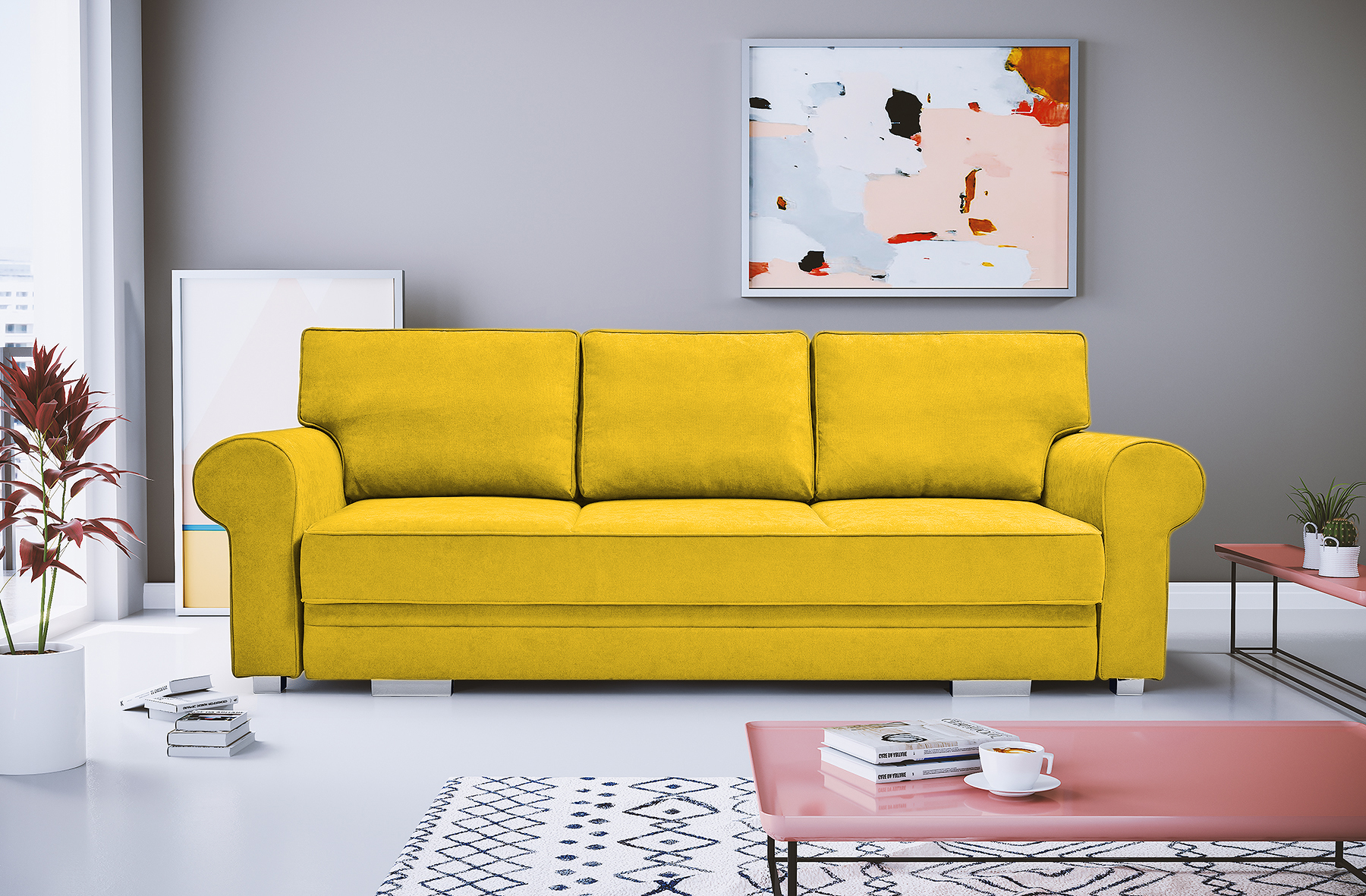 Sofa tapicerowana rozkładana Bonita