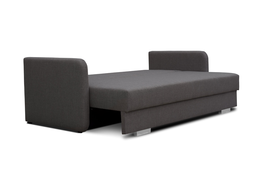 Sofa tapicerowana rozkładana z poduchami Cavra