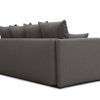 Sofa tapicerowana rozkładana z poduchami Cavra