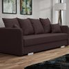 Sofa tapicerowana rozkładana z poduchami Cavra