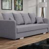 Sofa tapicerowana rozkładana z poduchami Cavra