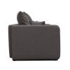 Sofa tapicerowana rozkładana z poduchami Cavra
