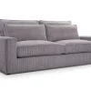 Nowoczesna sofa tapicerowana loftowa Bison – trzyosobowa kanapa do salonu