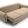Sofa tapicerowana rozkładana z lamówką Brioso