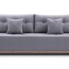 Sofa tapicerowana rozkładana z poduchami Veloce