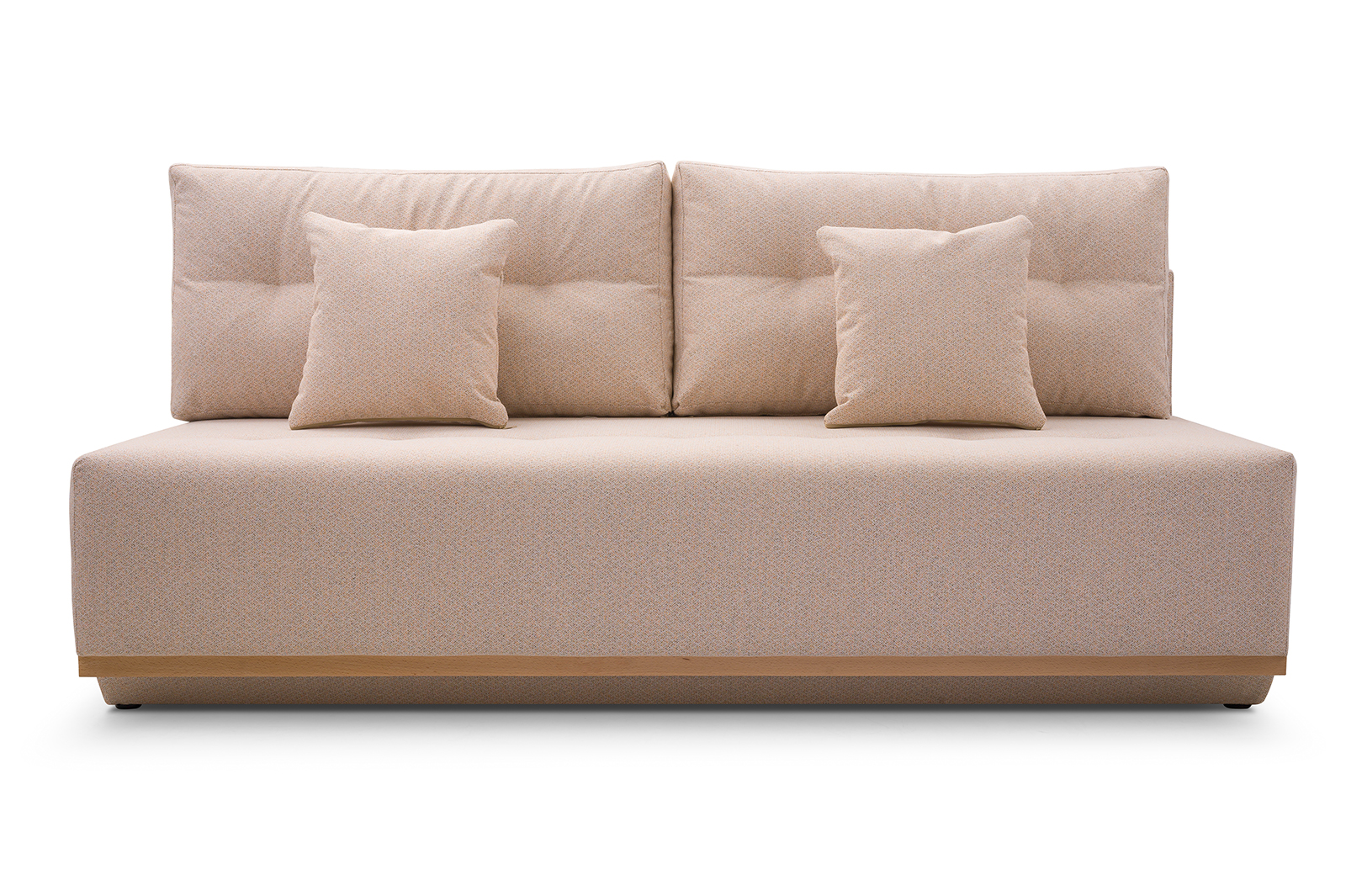 Sofa tapicerowana rozkładana z poduchami Veloce