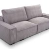 Sofa tapicerowana rozkładana z poduchami Breeze