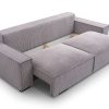 Sofa tapicerowana rozkładana z poduchami Breeze