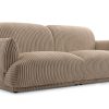 Sofa tapicerowana loftowa Linger - nowoczesna kanapa trzyosobowa do salonu