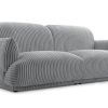 Sofa tapicerowana loftowa Linger - nowoczesna kanapa trzyosobowa do salonu