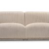 Sofa tapicerowana loftowa Linger - nowoczesna kanapa trzyosobowa do salonu