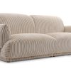 Sofa tapicerowana loftowa Linger - nowoczesna kanapa trzyosobowa do salonu