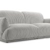 Sofa tapicerowana loftowa Linger - nowoczesna kanapa trzyosobowa do salonu
