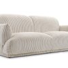 Sofa tapicerowana loftowa Linger - nowoczesna kanapa trzyosobowa do salonu