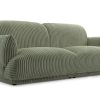 Sofa tapicerowana loftowa Linger - nowoczesna kanapa trzyosobowa do salonu