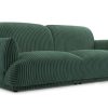 Sofa tapicerowana loftowa Linger - nowoczesna kanapa trzyosobowa do salonu