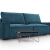 Sofa tapicerowana rozkładana z poduchami Breeze