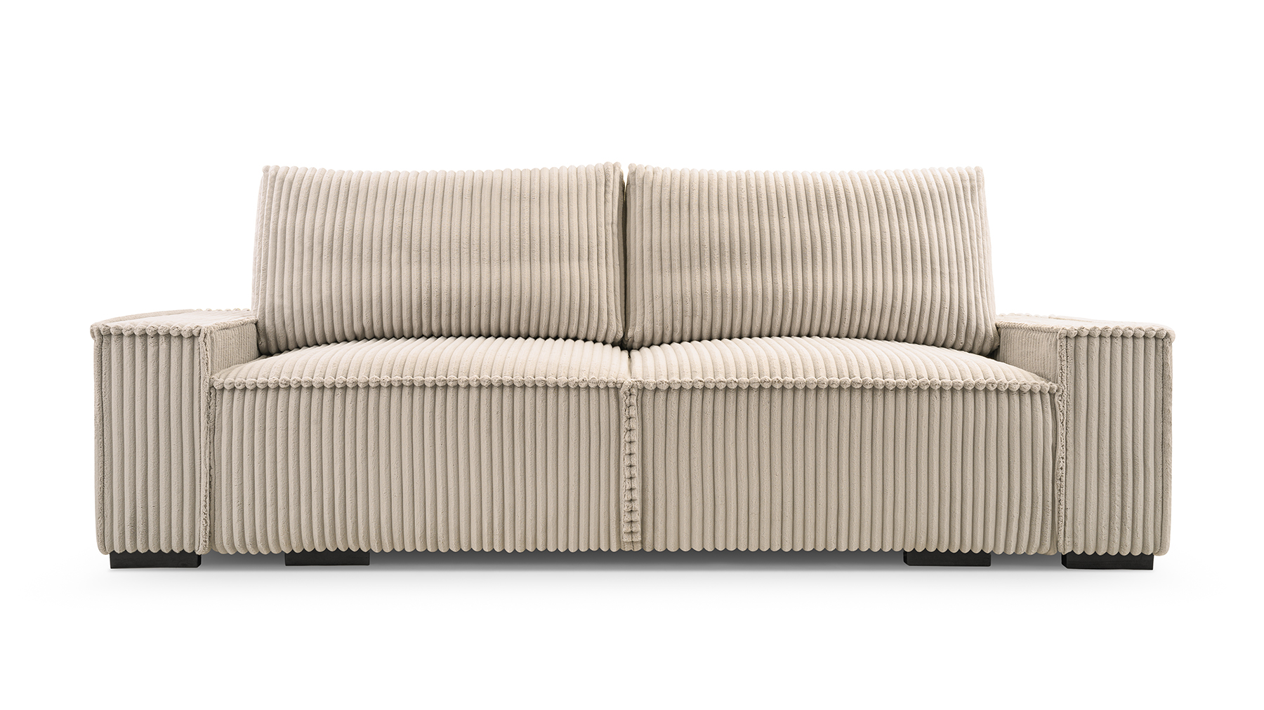 Sofa tapicerowana rozkładana z poduchami Breeze