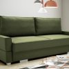 Sofa tapicerowana rozkładana z poduchami Cavra