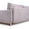 Sofa tapicerowana rozkładana z poduchami Risa z funkcją spania