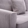 Sofa tapicerowana rozkładana z poduchami Risa z funkcją spania