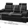 Sofa tradycyjna tapicerowana rozkładana do przodu Mount