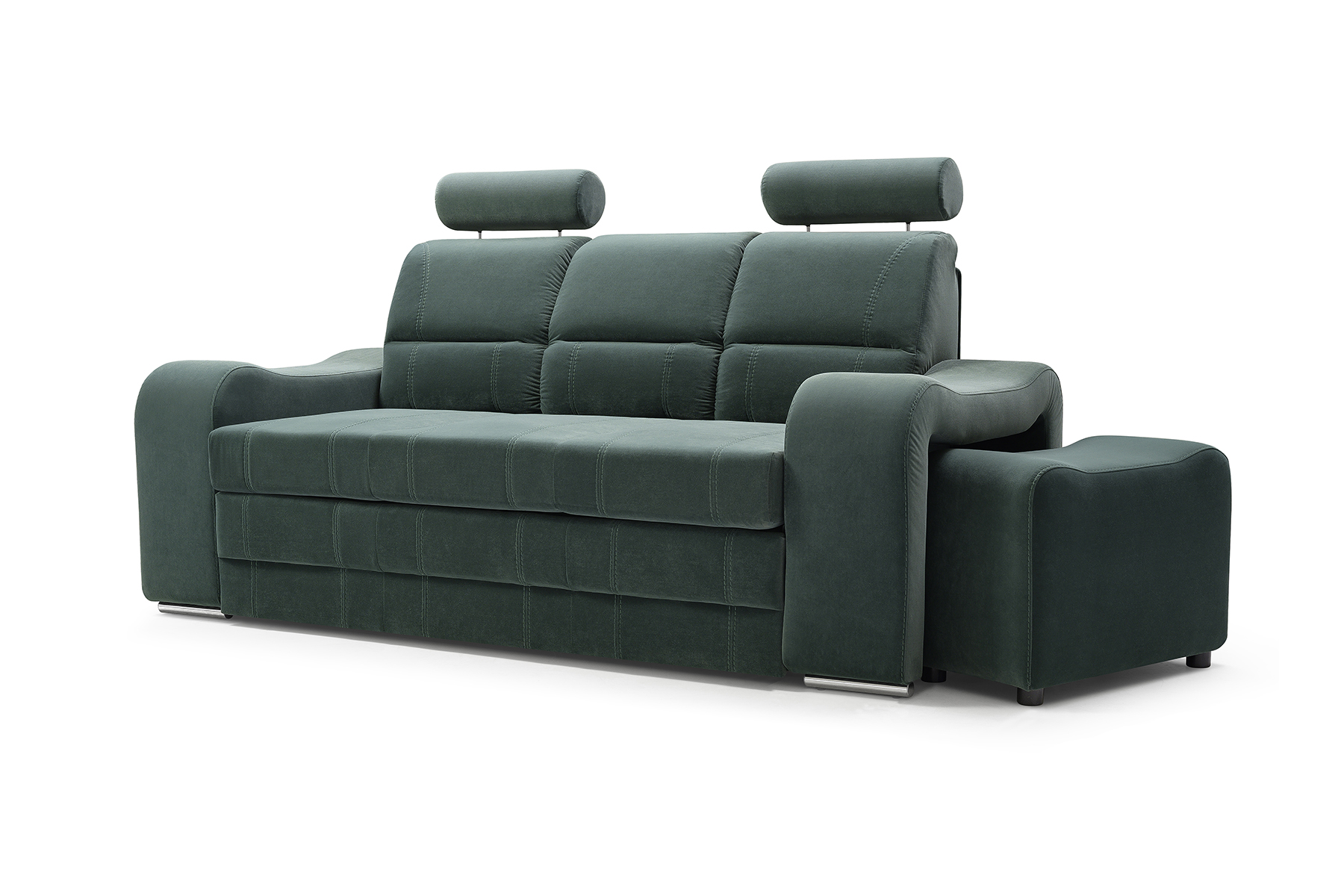 Sofa tradycyjna tapicerowana rozkładana do przodu Mount