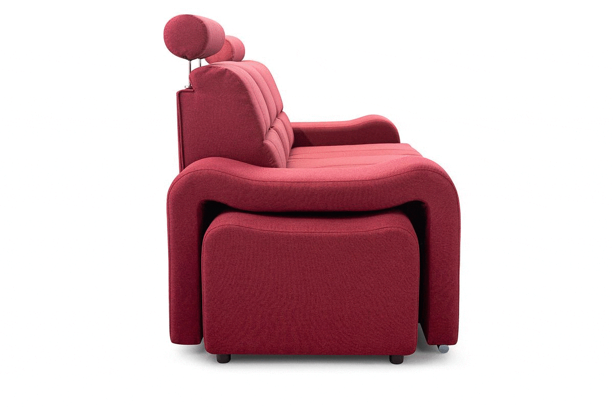 Sofa tradycyjna tapicerowana rozkładana do przodu Mount