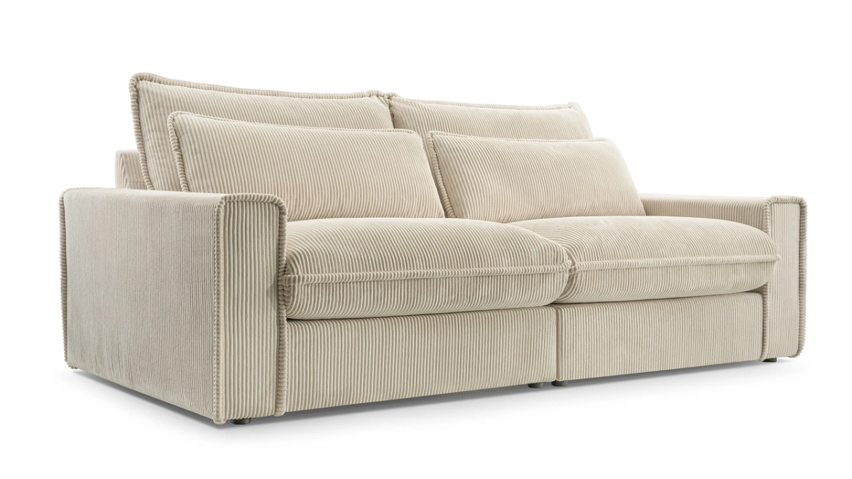 Sofa tapicerowana modułowa Tapela - nowoczesna kanapa dwuosobowa do salonu