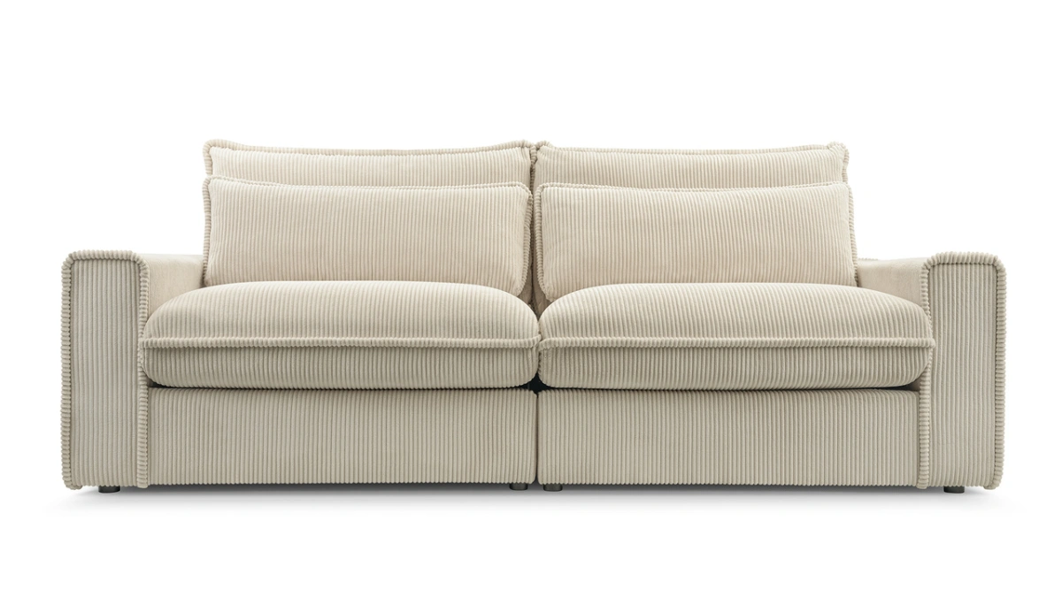 Sofa tapicerowana modułowa Tapela - nowoczesna kanapa dwuosobowa do salonu