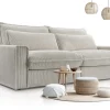 Sofa tapicerowana modułowa Tapela - nowoczesna kanapa dwuosobowa do salonu